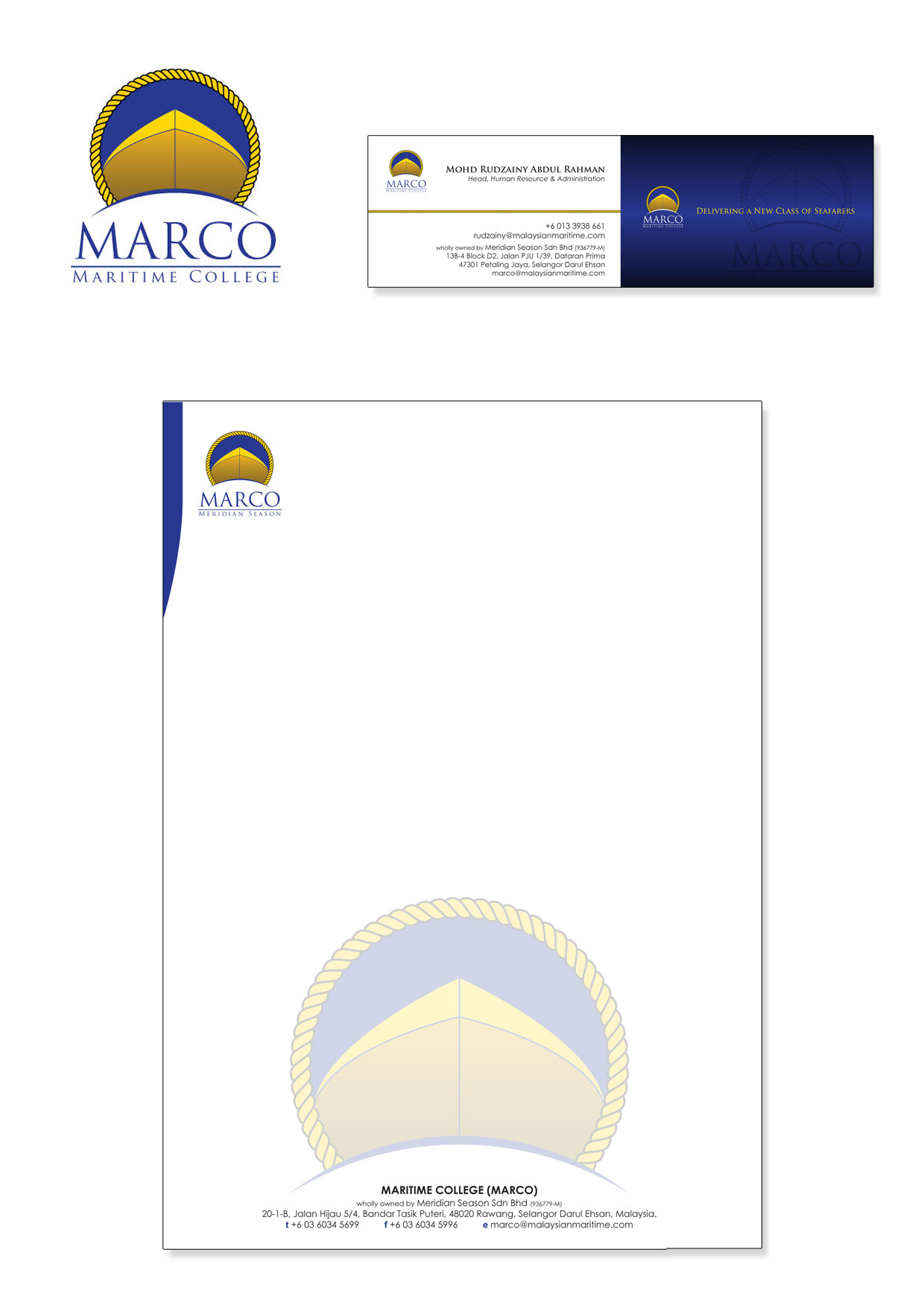 Maritime College Corporate Branding