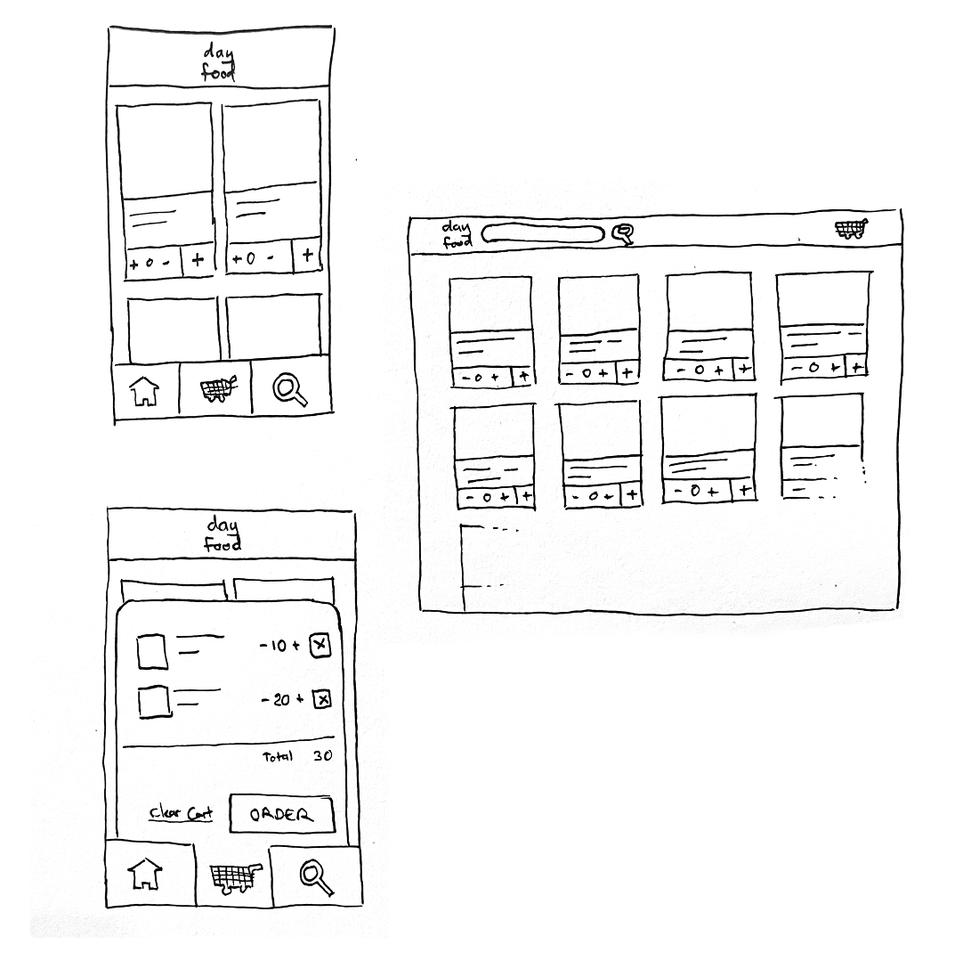 Sketches and Low-Fi Mockups